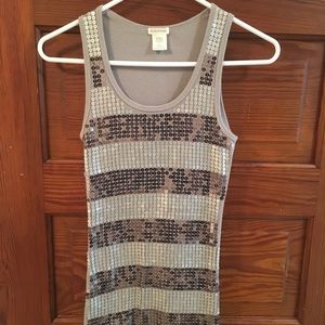 Sequin Tank Top